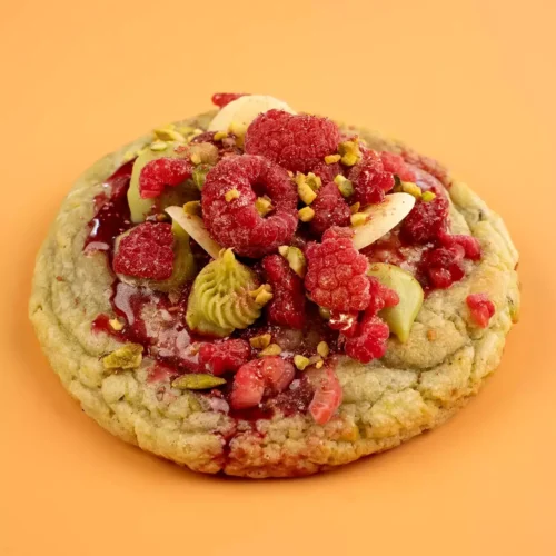 Cookie artisanal fruité pistache framboise lespepepitesdekaya creil nogentsuroise